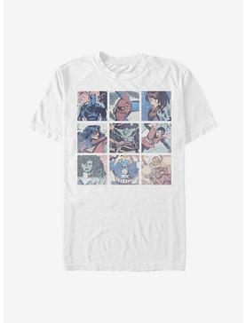 Marvel Avengers Hero Boxes T-Shirt, WHITE, hi-res
