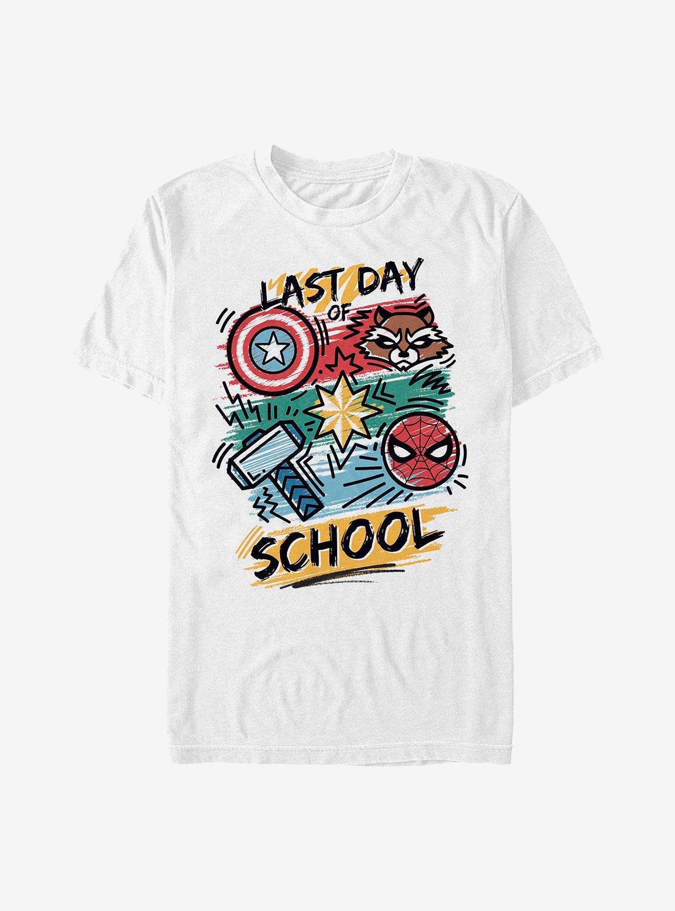 Marvel Avengers Last Day Of School T-Shirt, , hi-res