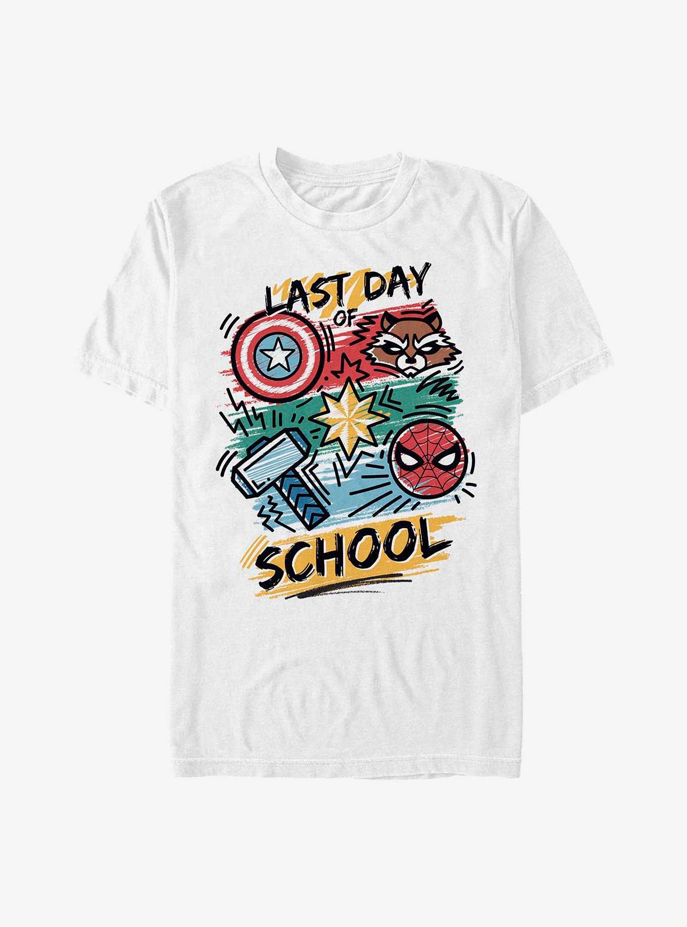 Marvel Avengers Last Day Of School T-Shirt, , hi-res