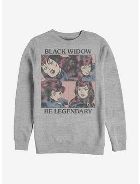 Marvel Black Widow Be Legendary Crew Sweatshirt, , hi-res