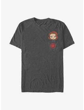 Marvel Black Widow Badge T-Shirt, CHARCOAL, hi-res