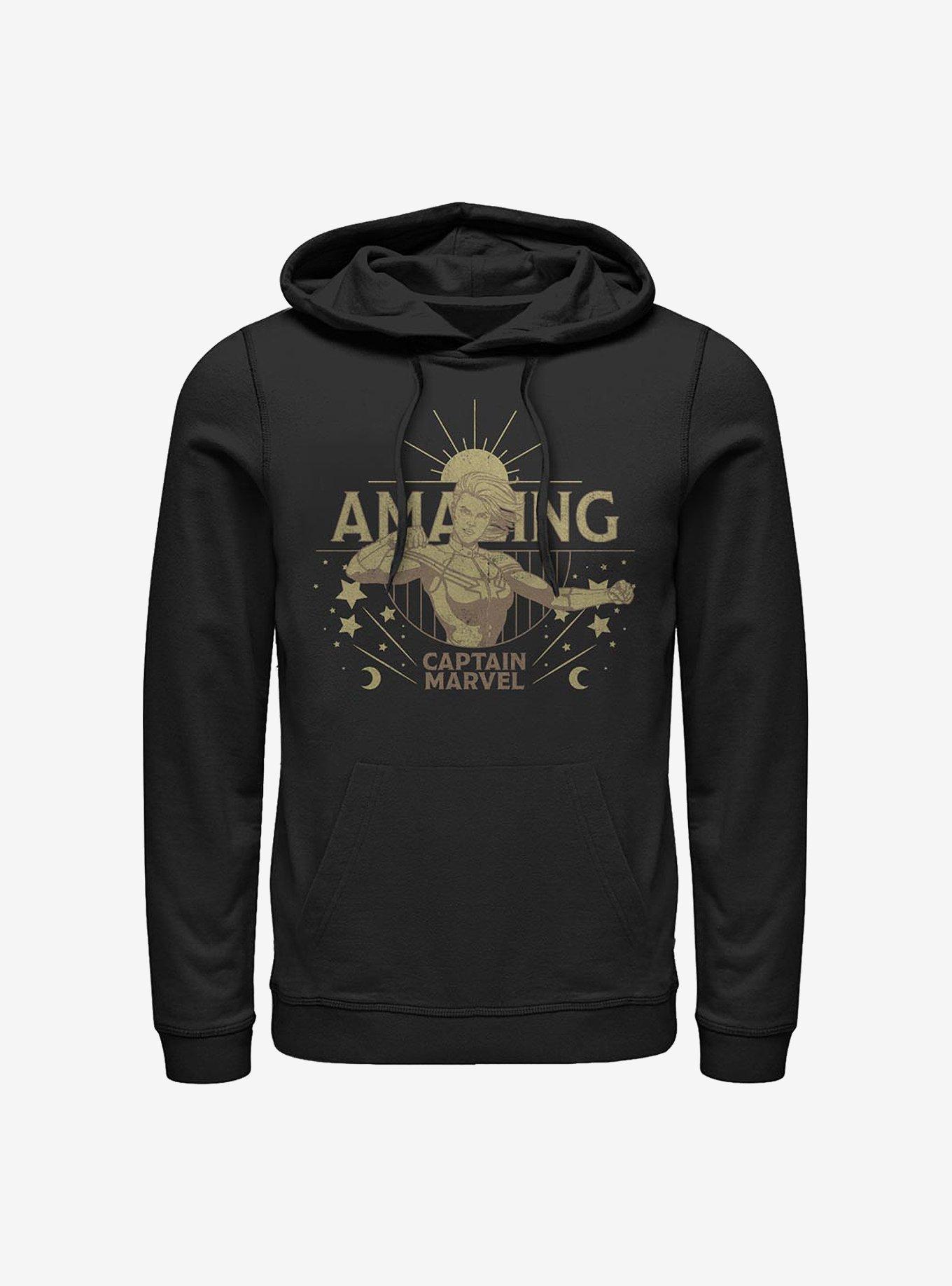 Marvel Captain Marvel Retro Comic Hoodie