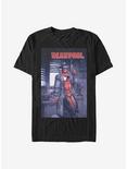 Marvel Deadpool Empty Heart T-Shirt, BLACK, hi-res