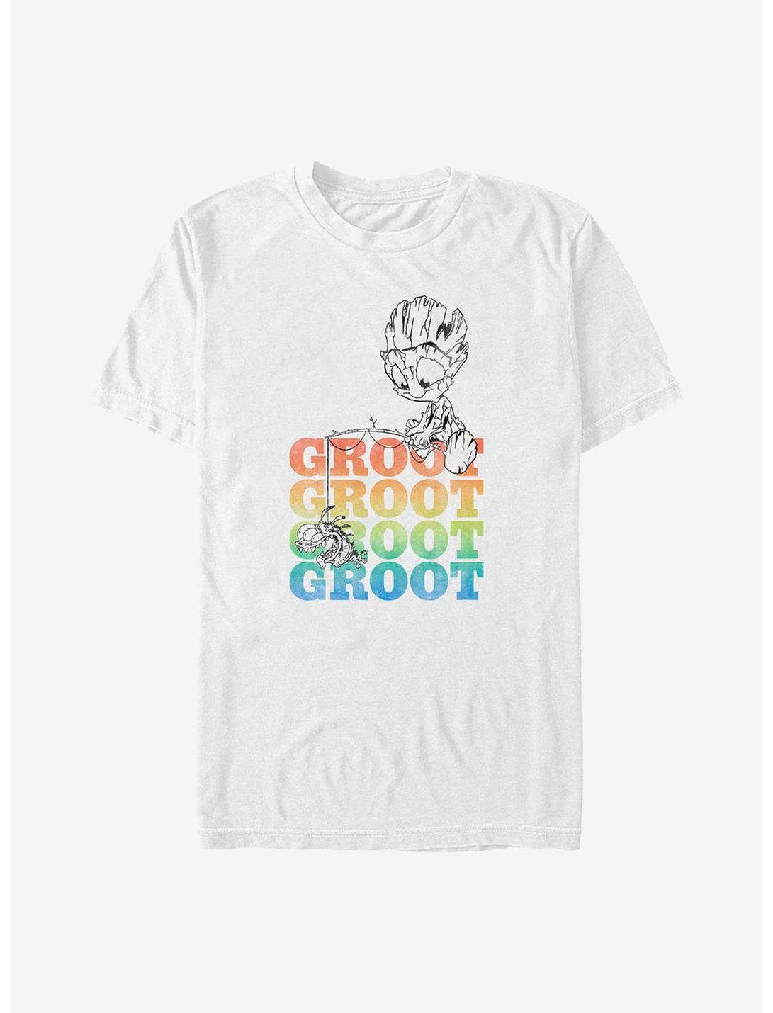 Marvel Guardians Of The Galaxy Groot T-Shirt, WHITE, hi-res