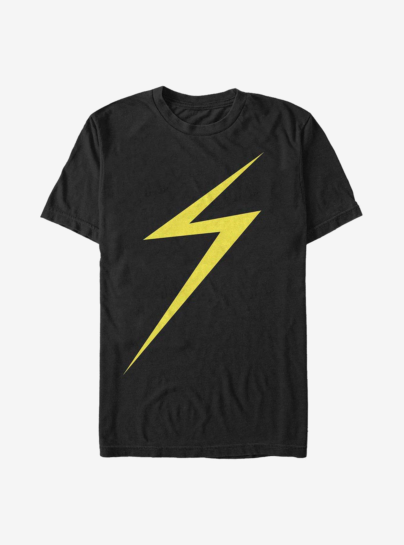 Marvel Ms. Marvel Logo T-Shirt, BLACK, hi-res