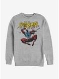 Marvel Spider-Man Web Of Crew Sweatshirt, ATH HTR, hi-res