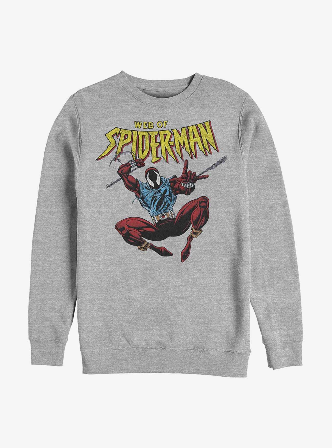 Marvel Spider-Man Web Of Crew Sweatshirt, , hi-res