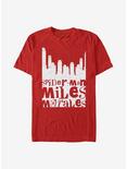 Marvel Spider-Man Miles Miles Morales City T-Shirt, RED, hi-res