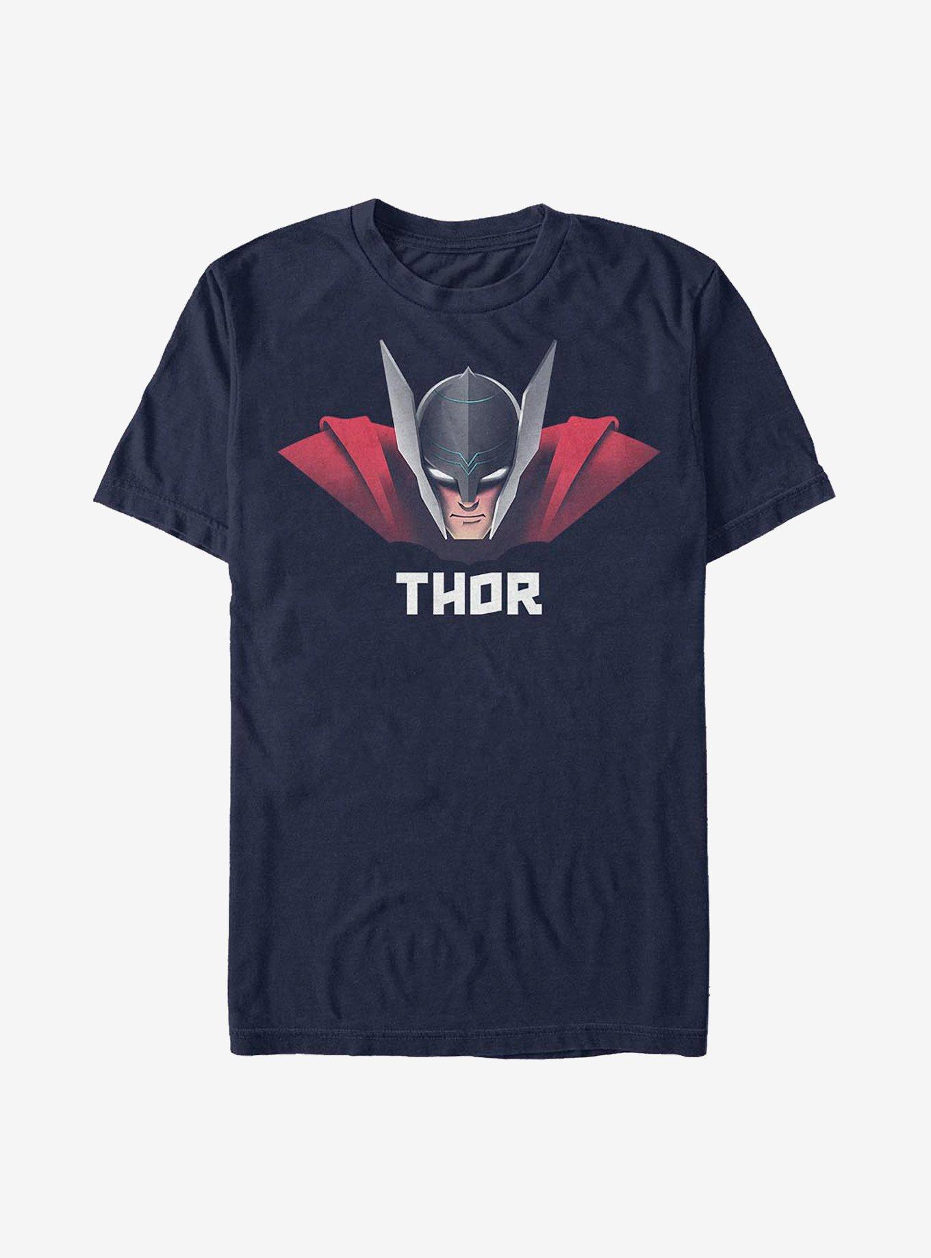 Marvel Thor Sharp Shaped Thor T-Shirt, NAVY, hi-res