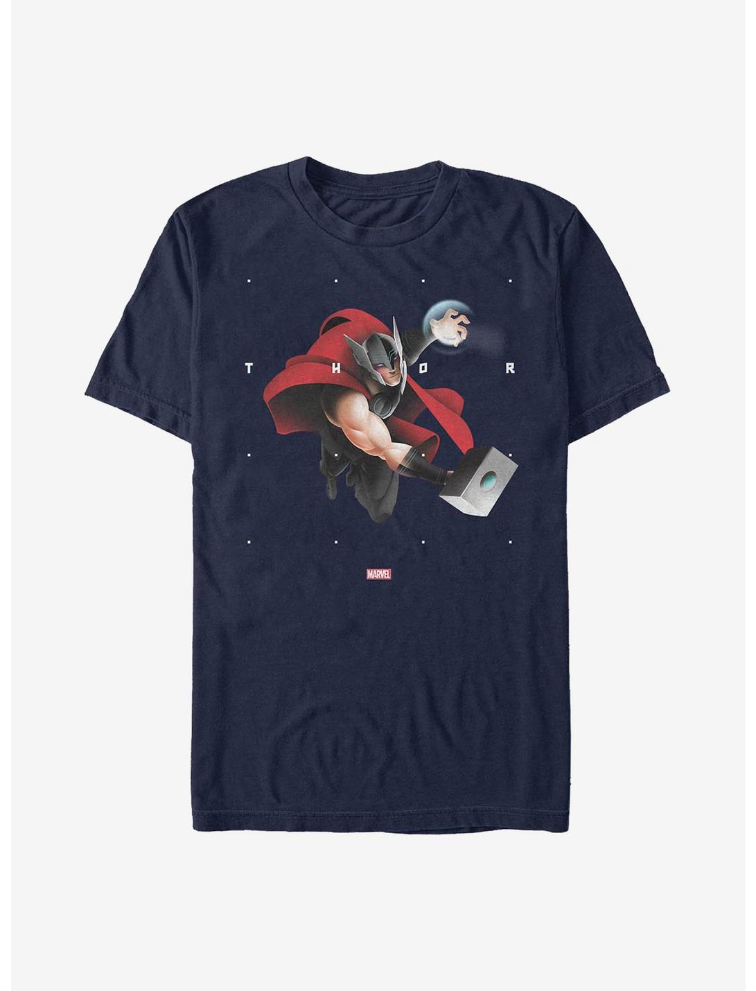 Marvel Thor Shapes T-Shirt, NAVY, hi-res