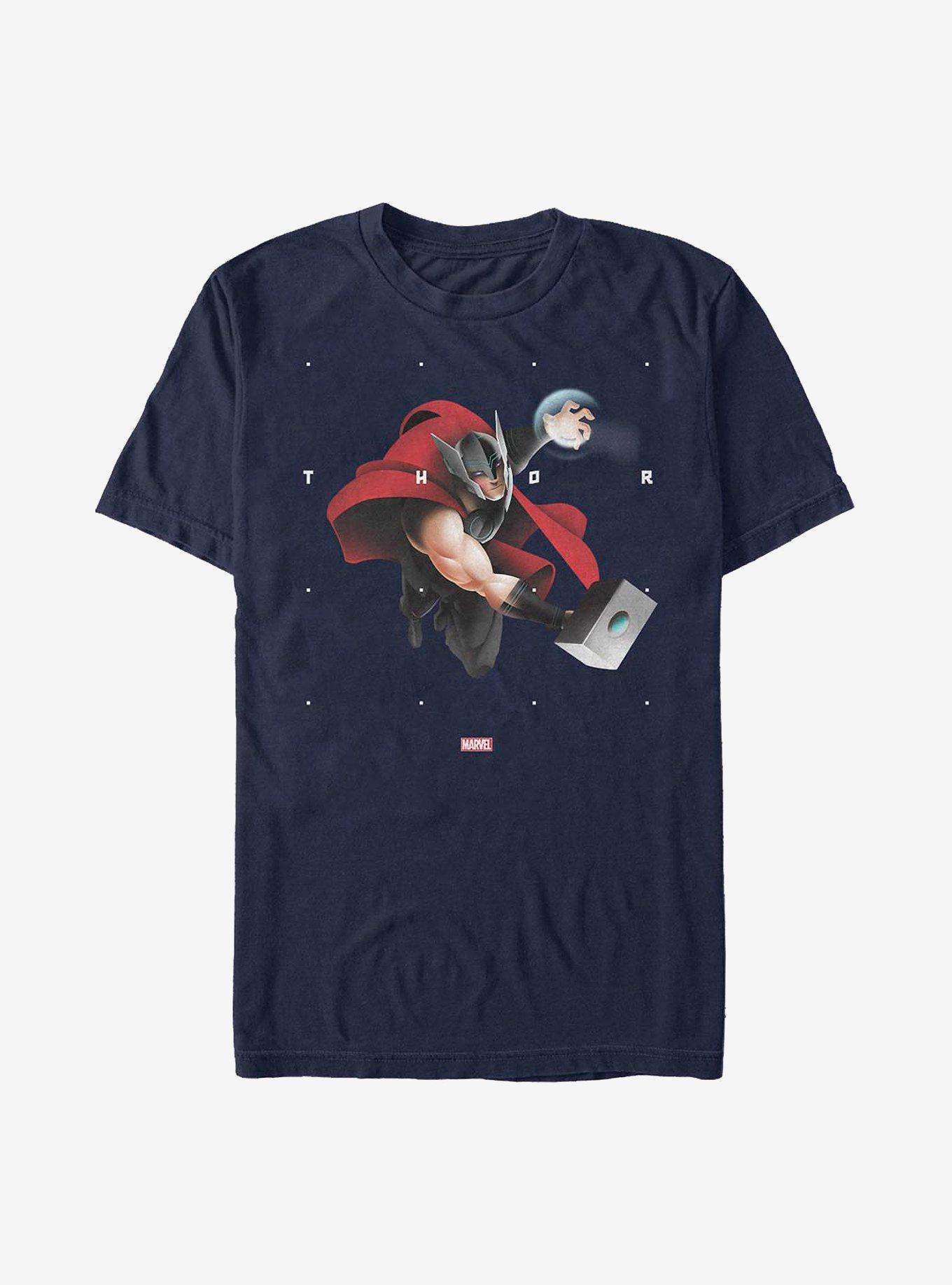Marvel Thor Shapes T-Shirt, NAVY, hi-res