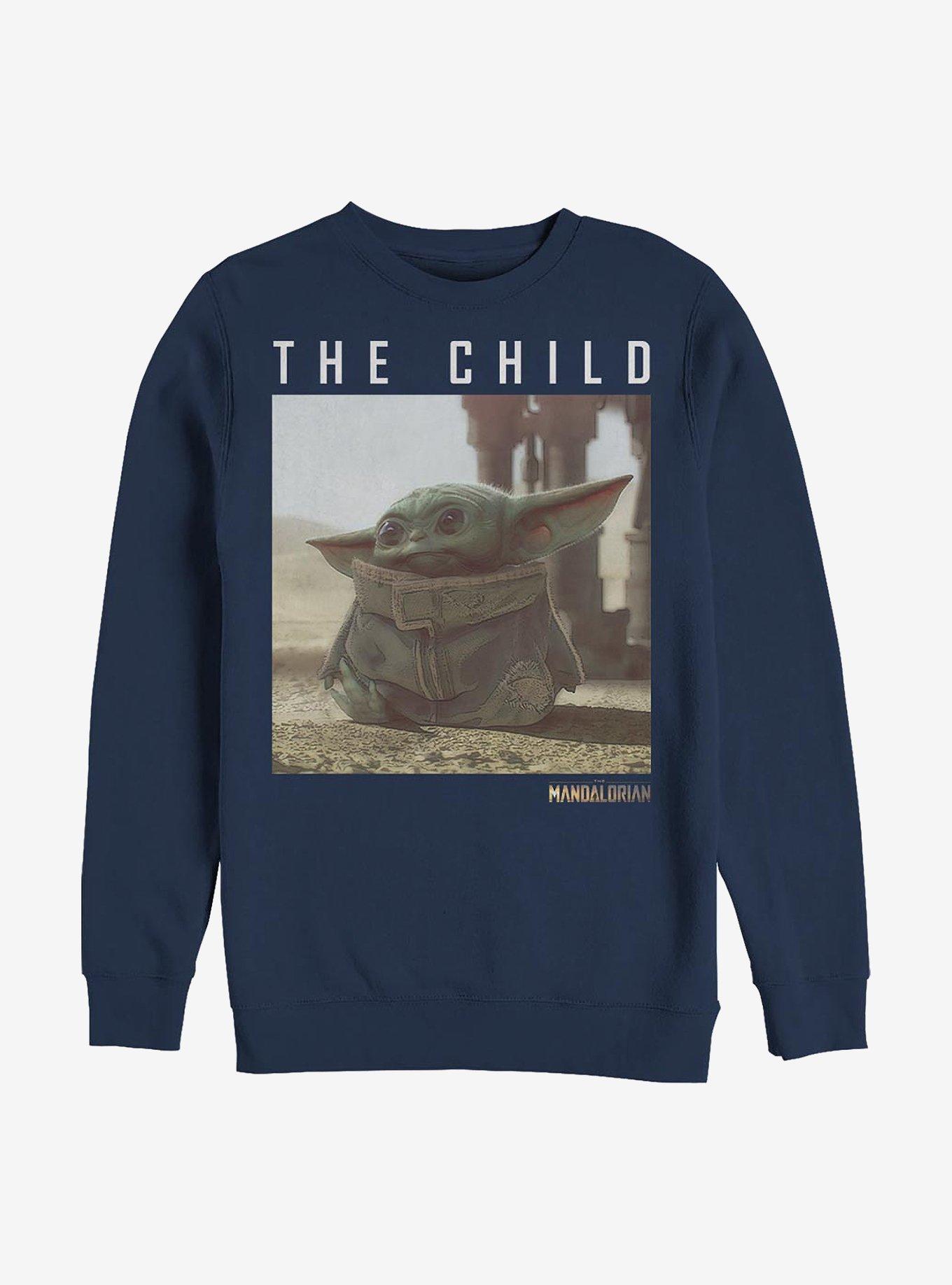 Star Wars The Mandalorian The Child Pose Crew Sweatshirt, , hi-res