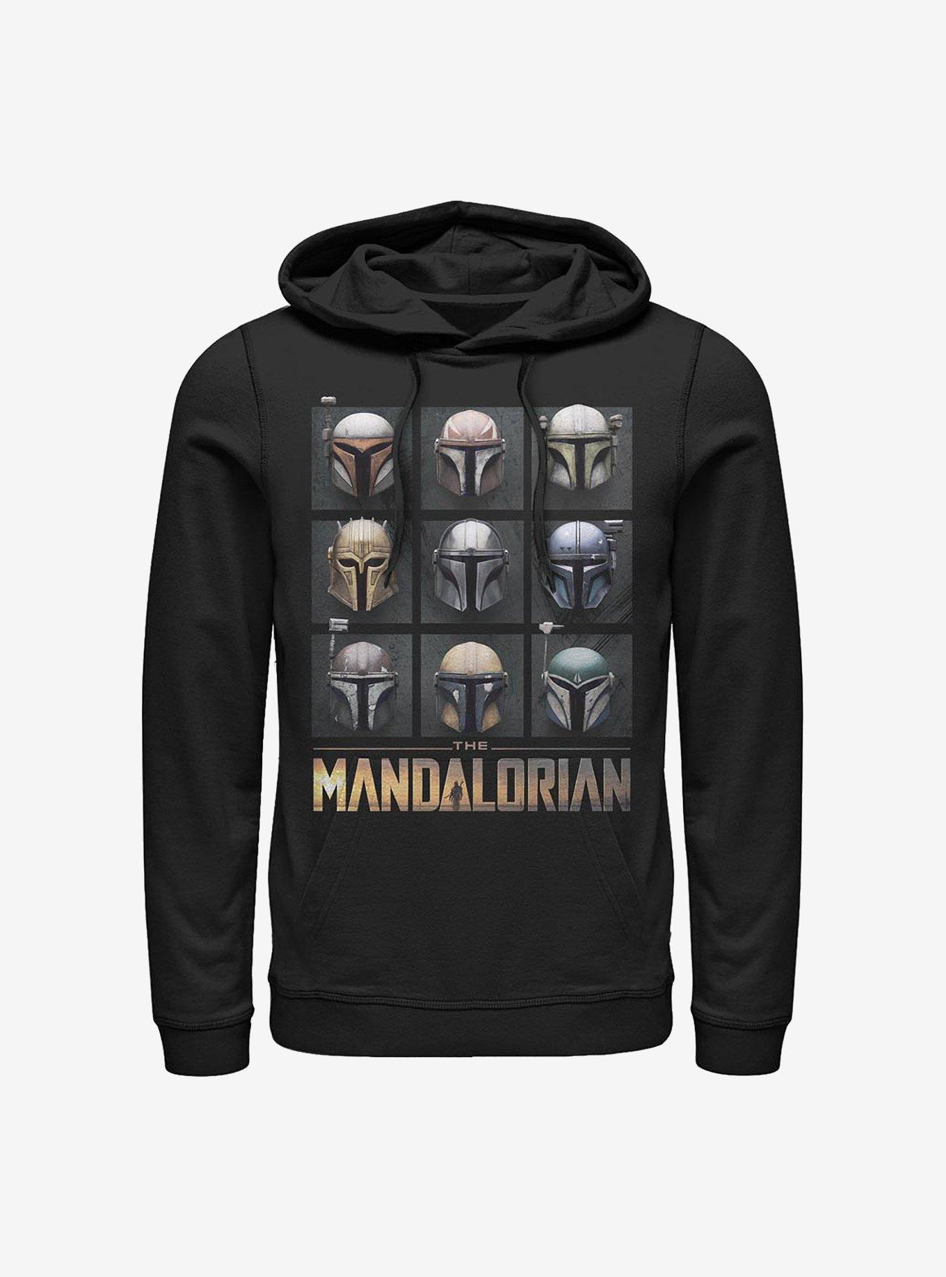 Star Wars The Mandalorian Mando Helmet Boxup Hoodie, BLACK, hi-res