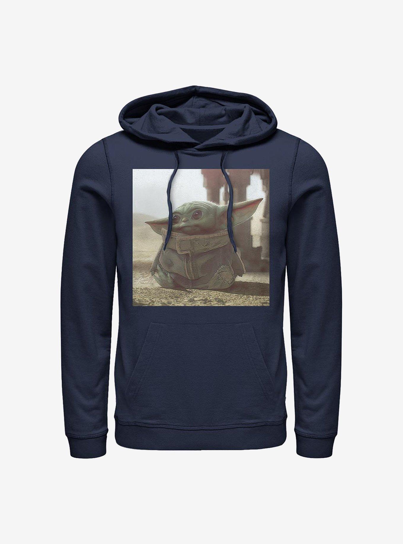 Star Wars The Mandalorian The Child Scene Hoodie, NAVY, hi-res