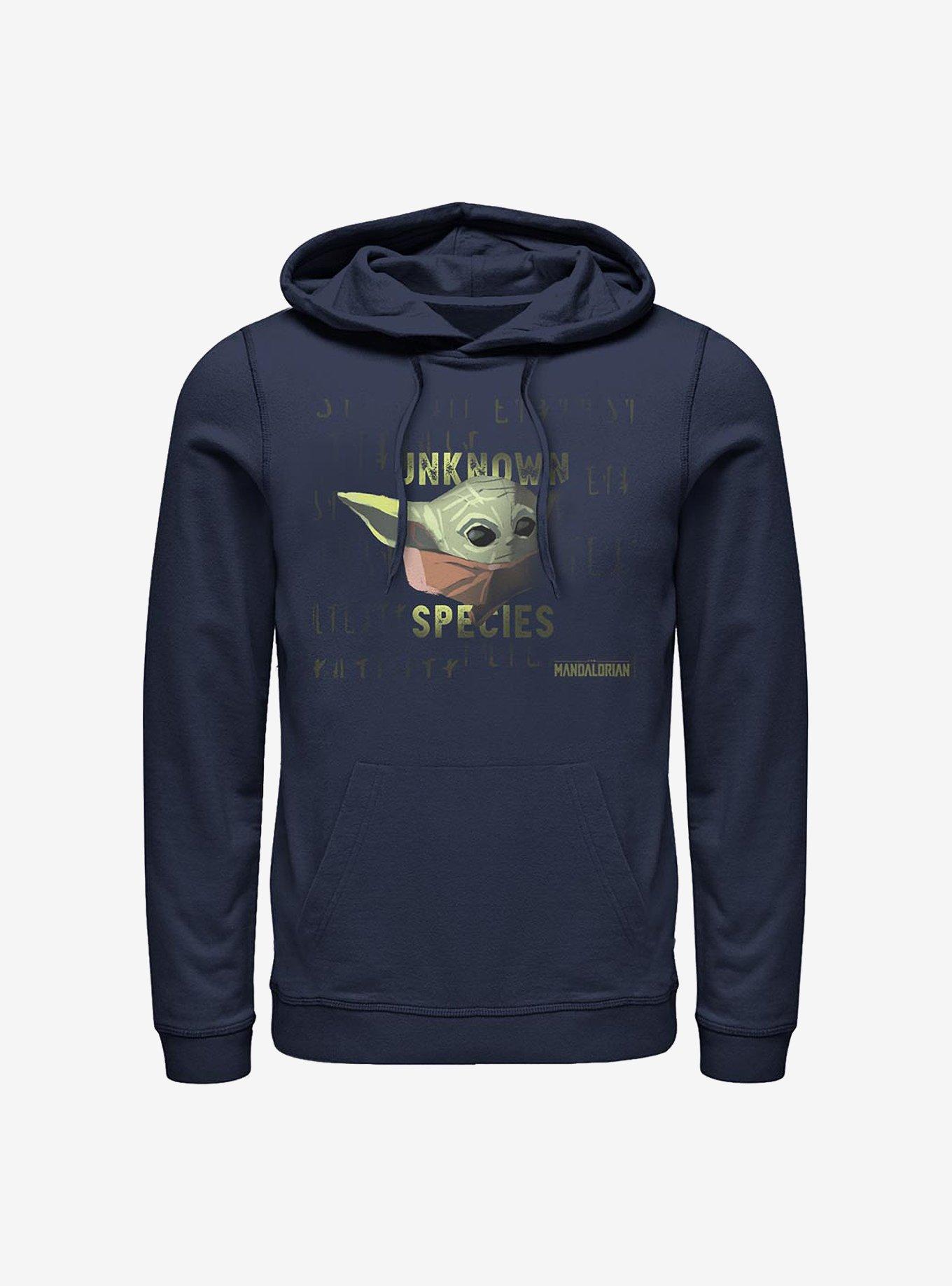 Star Wars The Mandalorian Unknown Species The Child Hoodie, NAVY, hi-res