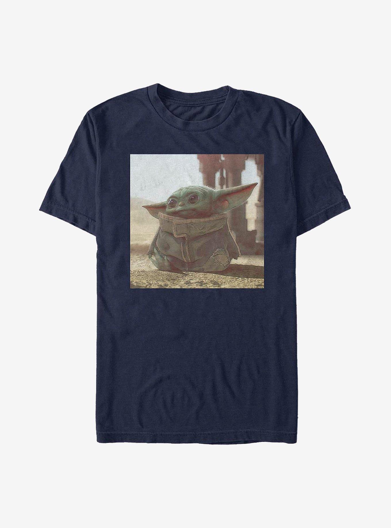 Star Wars The Mandalorian The Child Scene T-Shirt, NAVY, hi-res