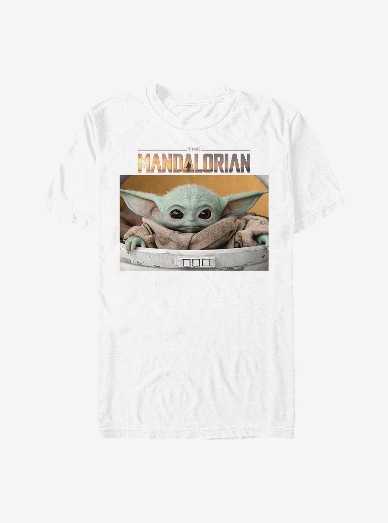 Star Wars The Mandalorian The Child Small Box T-Shirt, WHITE, hi-res