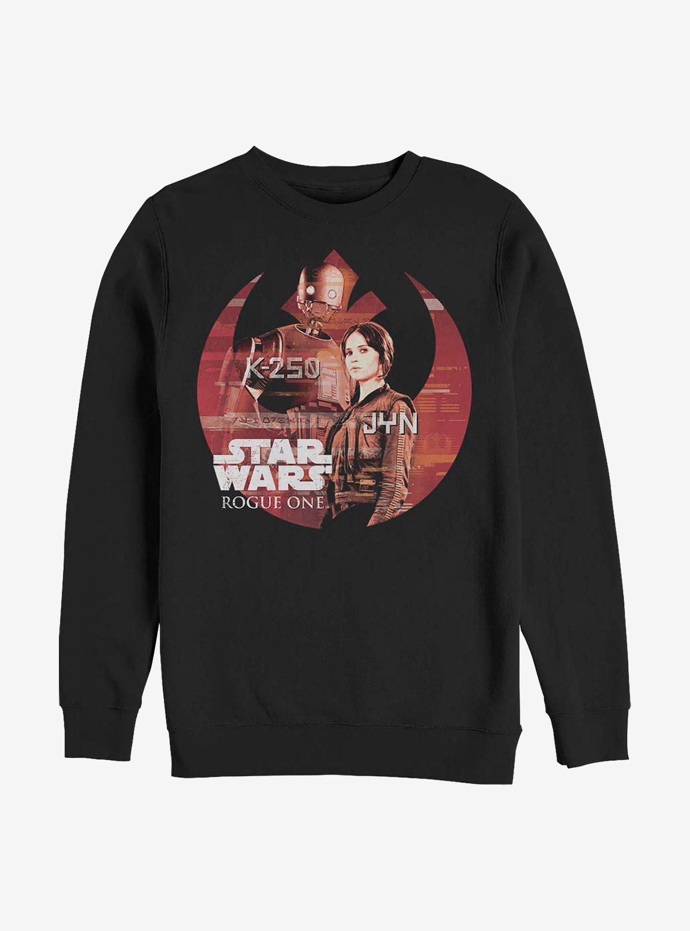 Star Wars Rogue One: A Star Wars Story Rebel At Heart Crew Sweatshirt, , hi-res