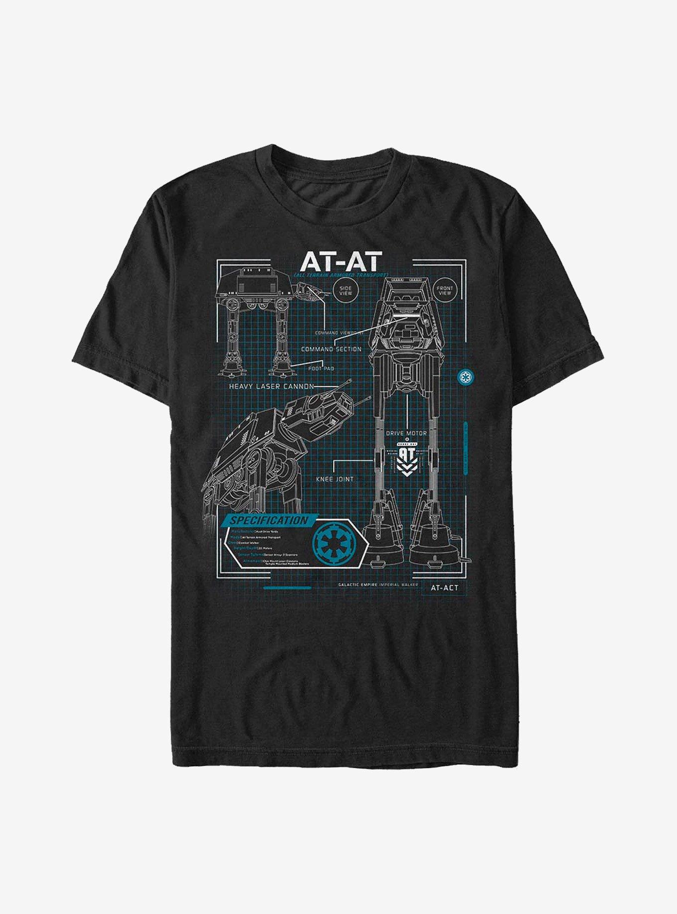 Star Wars Rogue One: A Star Wars Story AT-AT Plans T-Shirt, , hi-res
