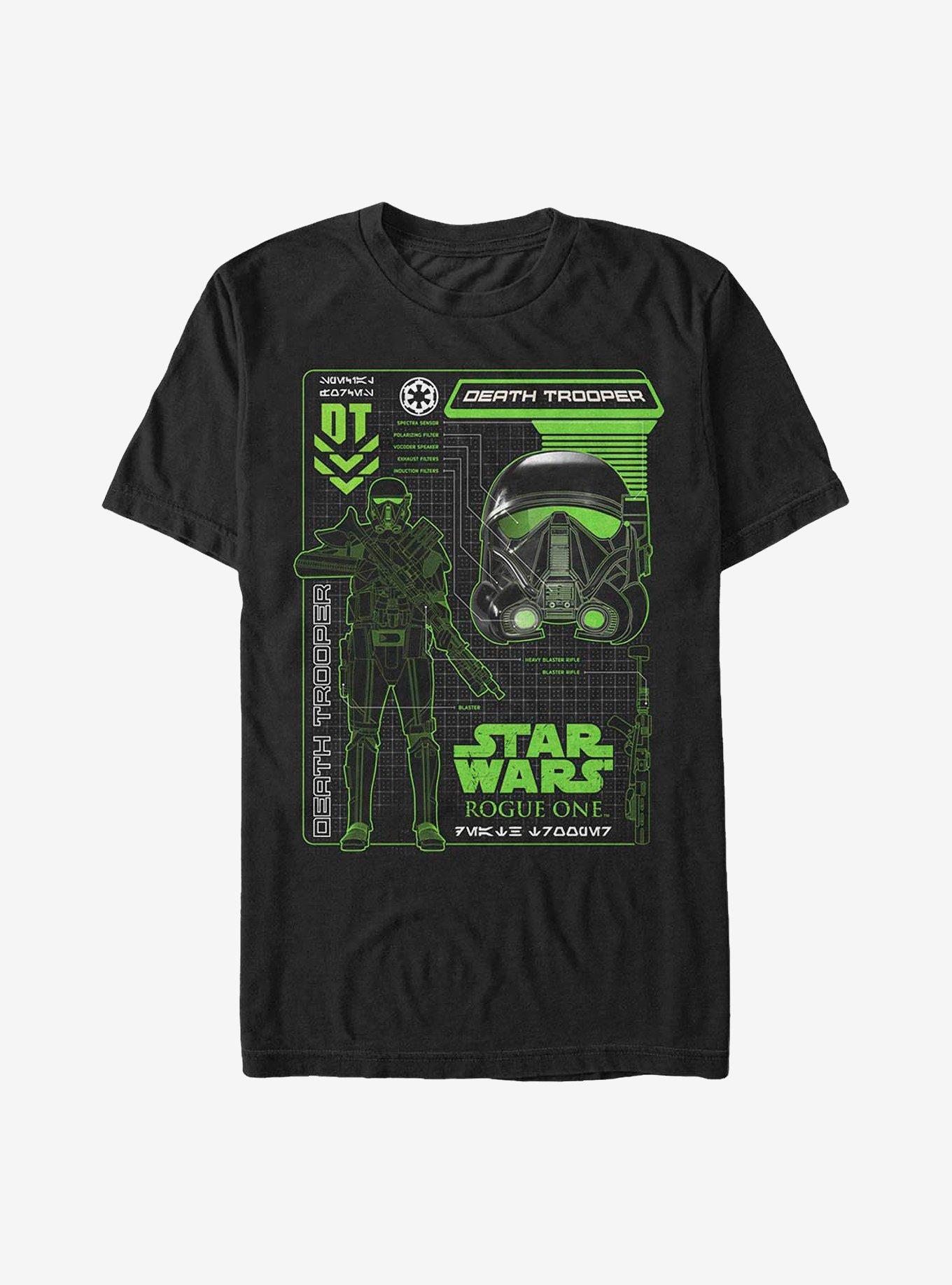 Star Wars Rogue One: A Story Death Trooper Helmet Heavy T-Shirt