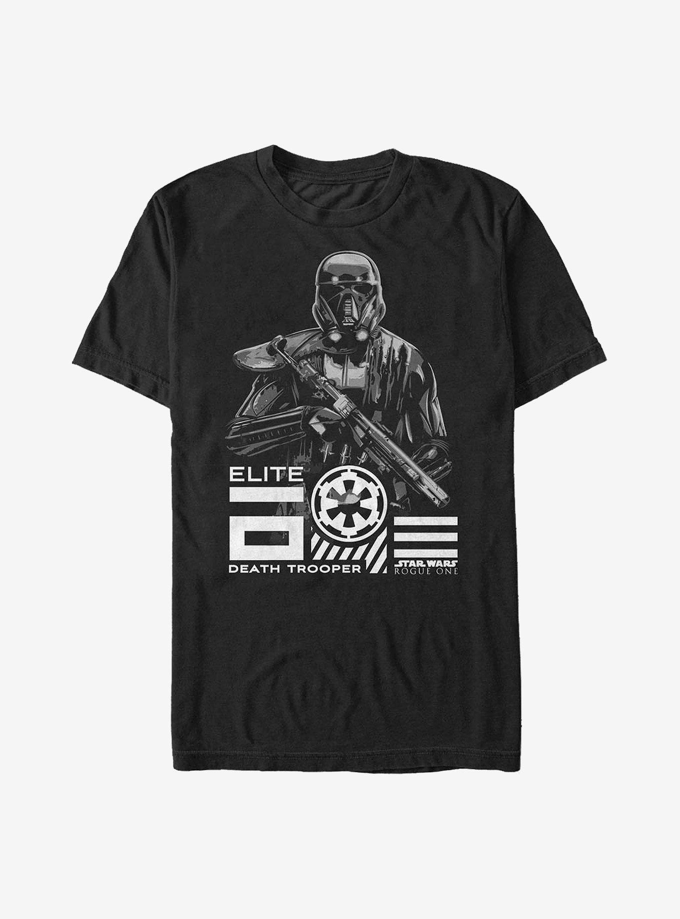 Star Wars Rogue One: A Star Wars Story Elite Death T-Shirt, BLACK, hi-res