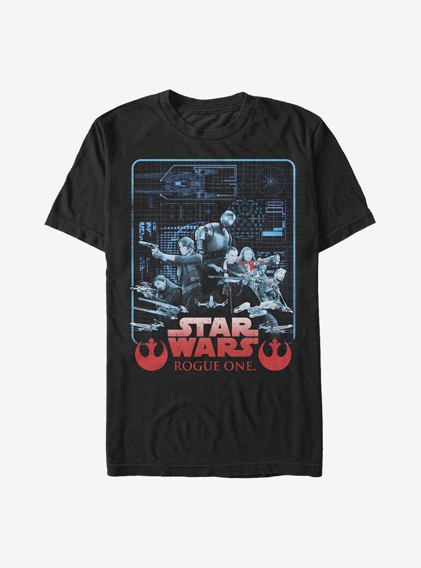 Star Wars Rogue One: A Star Wars Story Got Plans T-Shirt, BLACK, hi-res