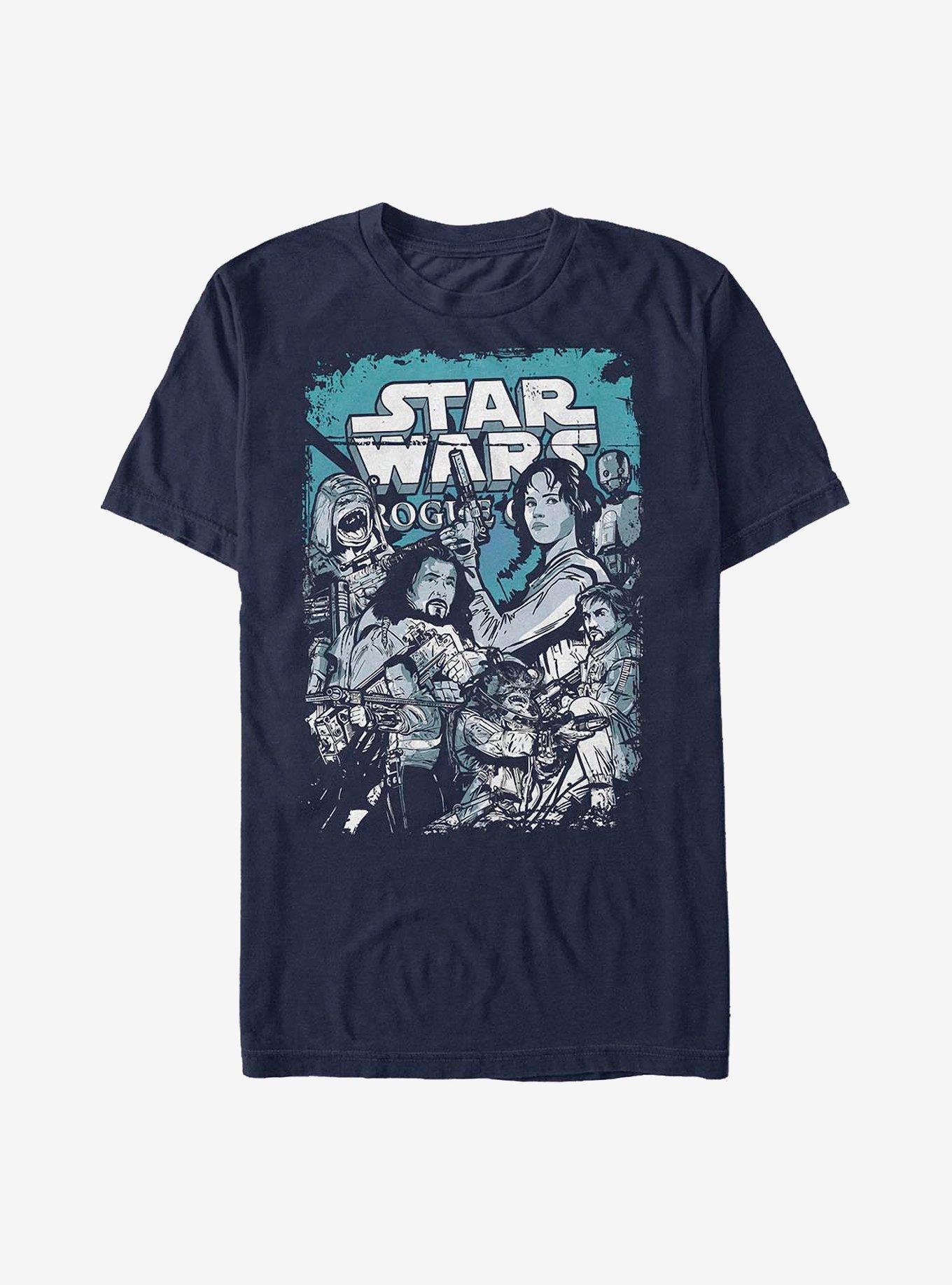 Star Wars Rogue One: A Star Wars Story Rebel Poster T-Shirt