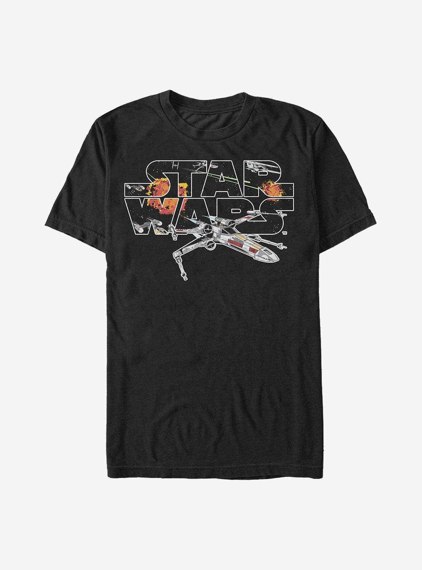 Star Wars Rogue One: A Star Wars Story X-Wing T-Shirt, BLACK, hi-res