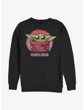 Star Wars The Mandalorian The Child Heart Crew Sweatshirt, , hi-res