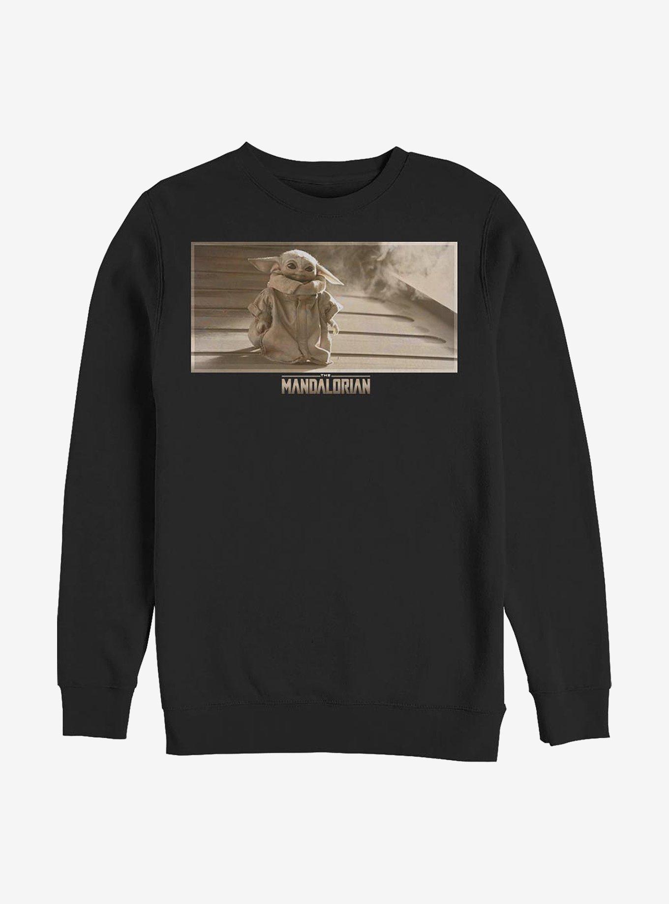 Star Wars The Mandalorian The Child Still Crew Sweatshirt - BLACK | Hot ...