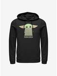 Star Wars The Mandalorian The Child Covered Face Hoodie, BLACK, hi-res