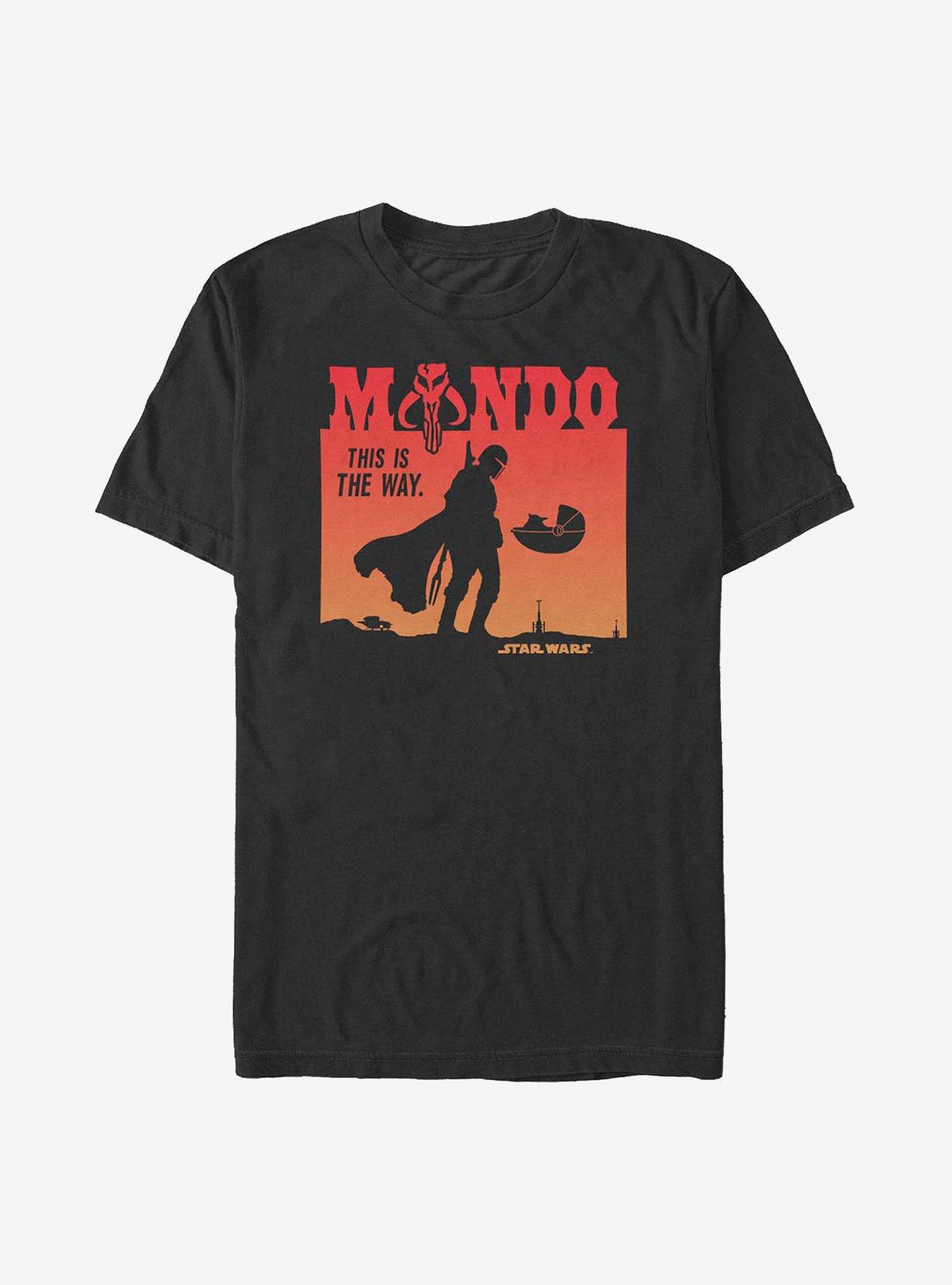 Star Wars The Mandalorian High Noon T-Shirt, BLACK, hi-res