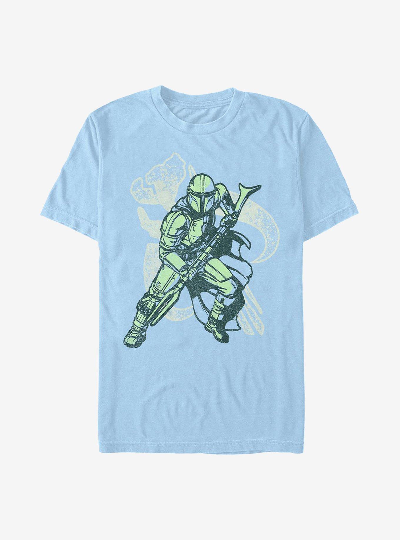 Star Wars The Mandalorian Mando Crest Pose T-Shirt