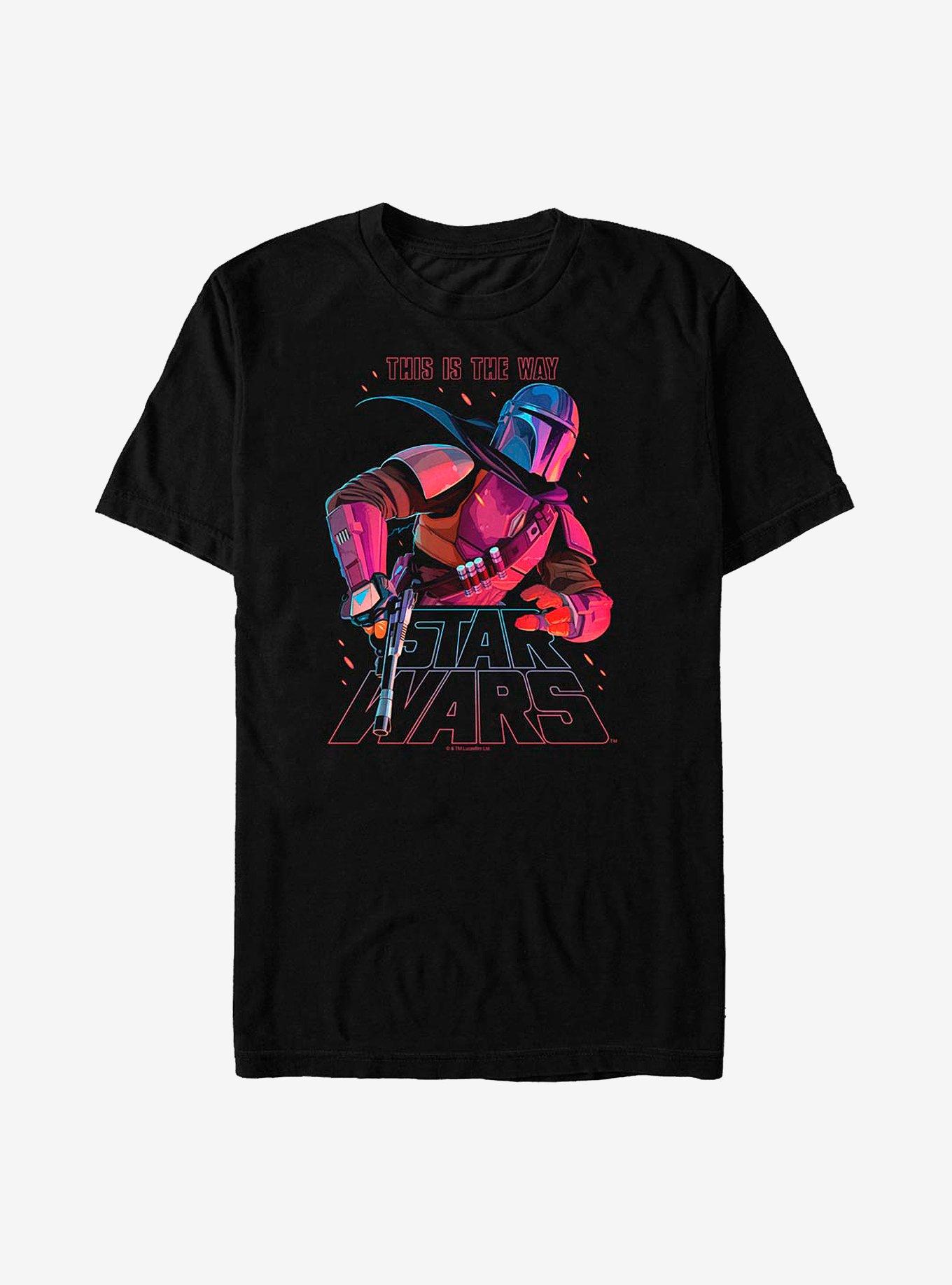 Star Wars The Mandalorian Night Ranger T-Shirt, BLACK, hi-res