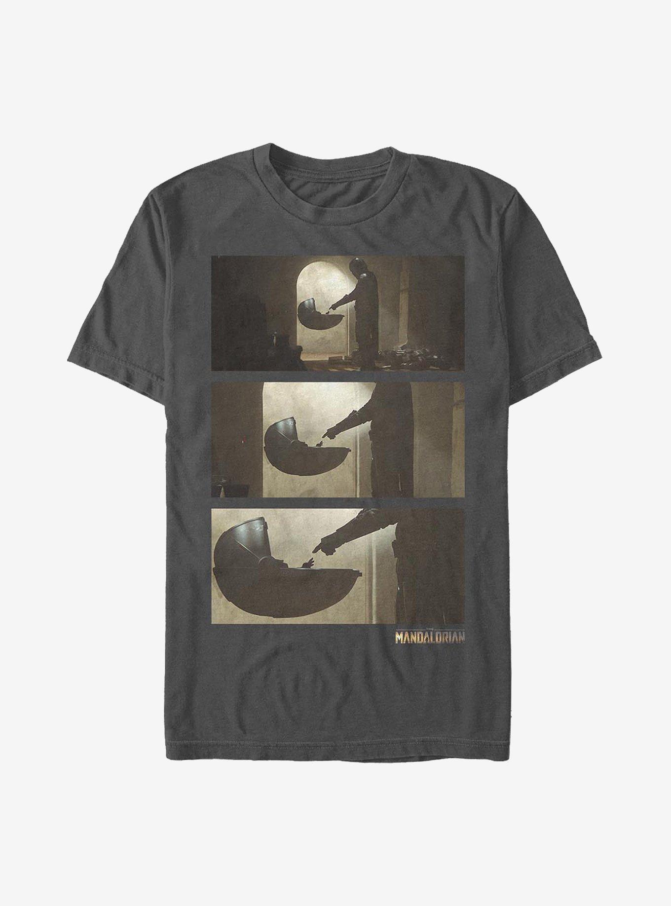 Star Wars The Mandalorian The Child Zoom Scene T-Shirt, CHARCOAL, hi-res