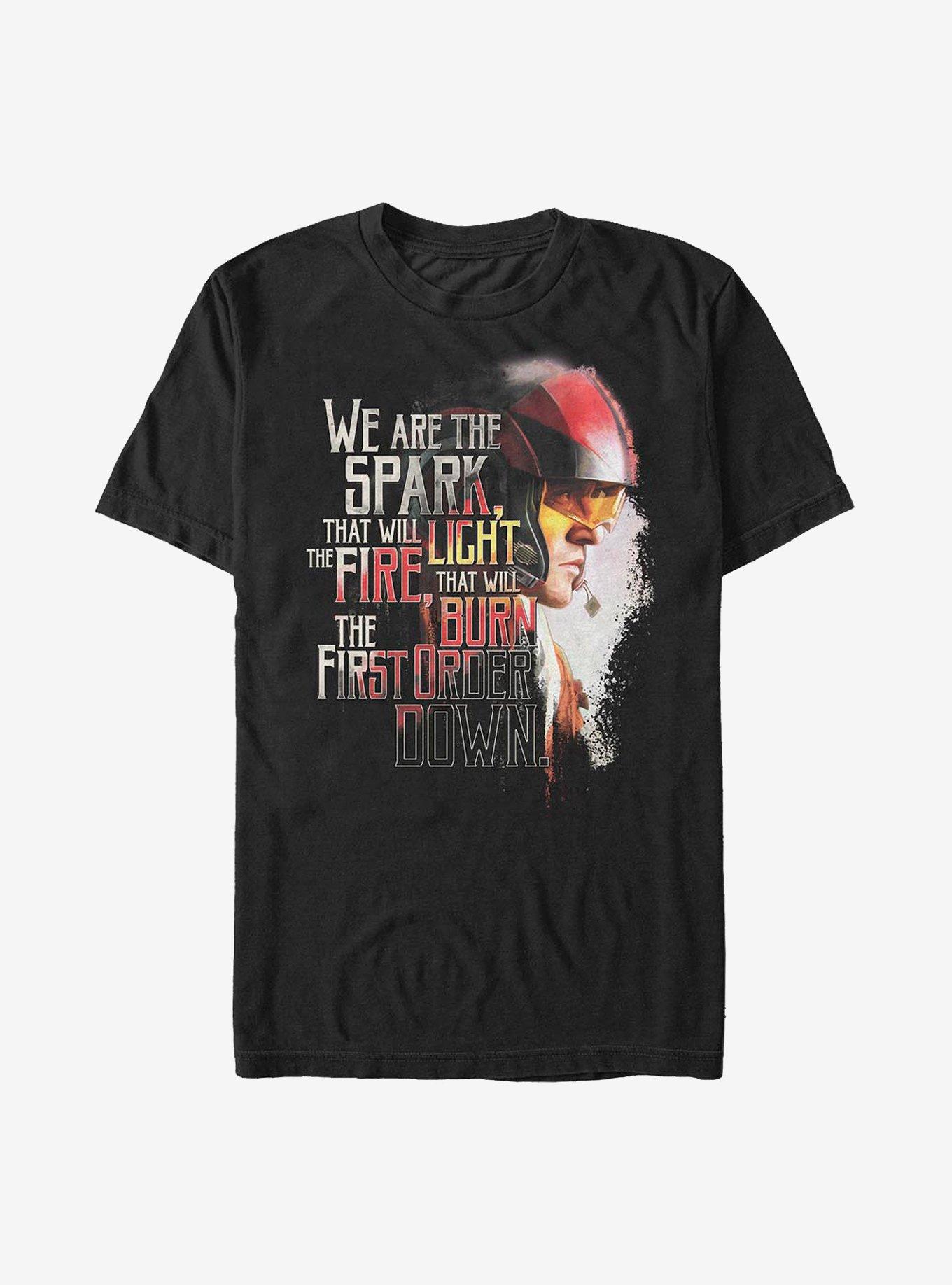 Star Wars: The Last Jedi Poe Quote T-Shirt, , hi-res