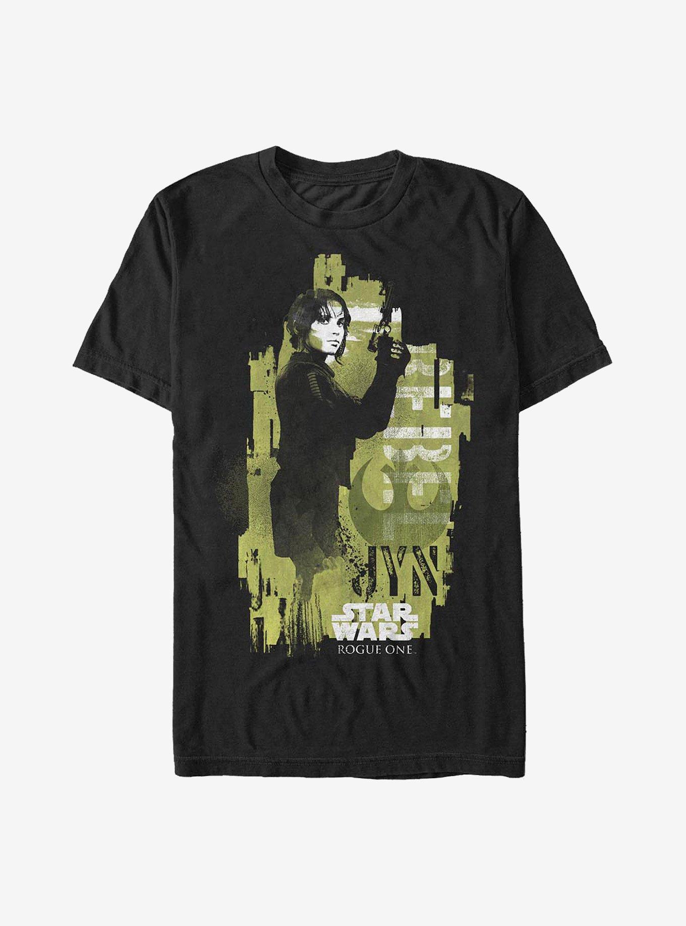 Star Wars Rogue One: A Star Wars Story Jyn T-Shirt, BLACK, hi-res