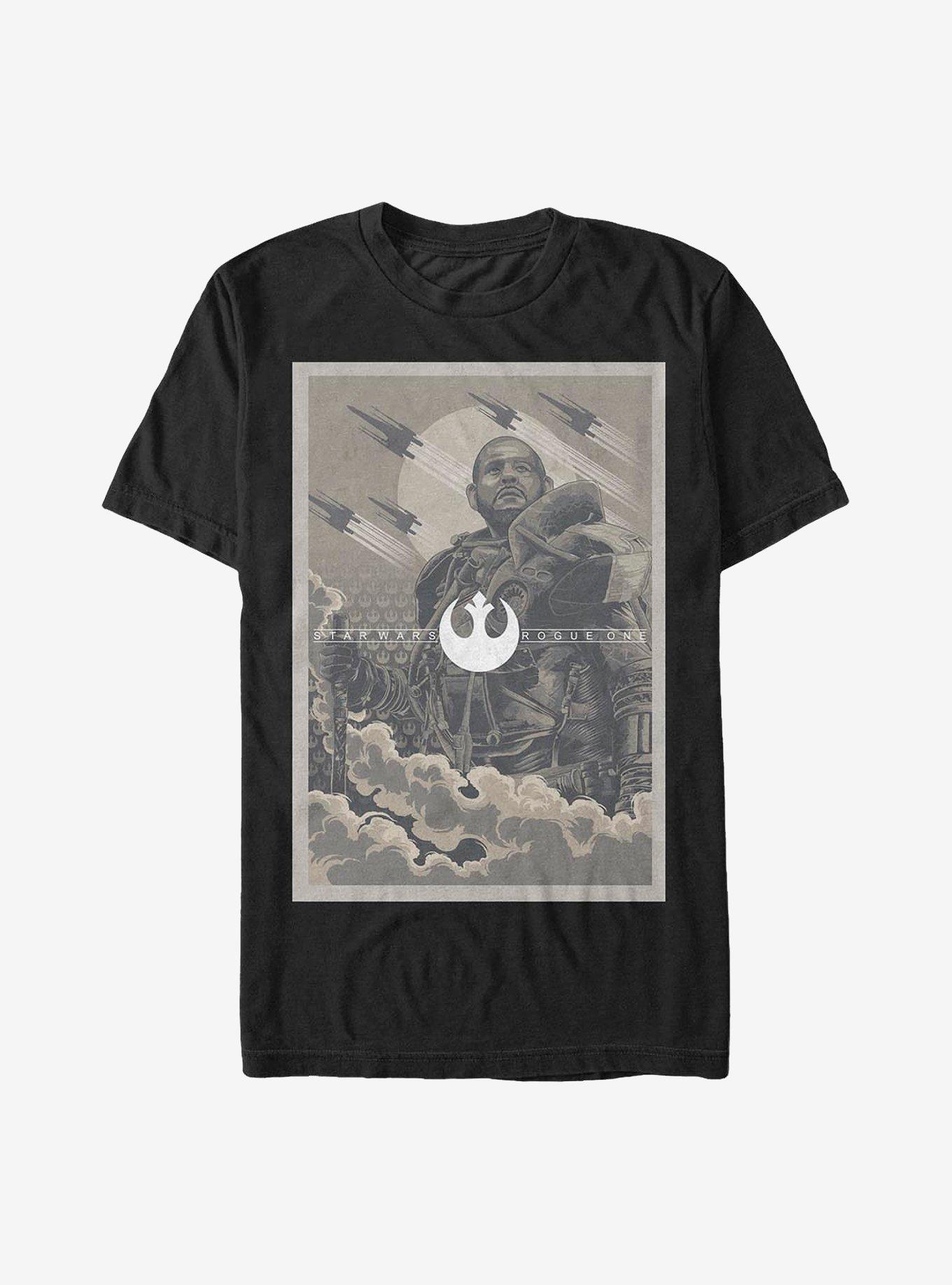 Star Wars Rogue One: A Star Wars Story Saw Gerrera T-Shirt, BLACK, hi-res