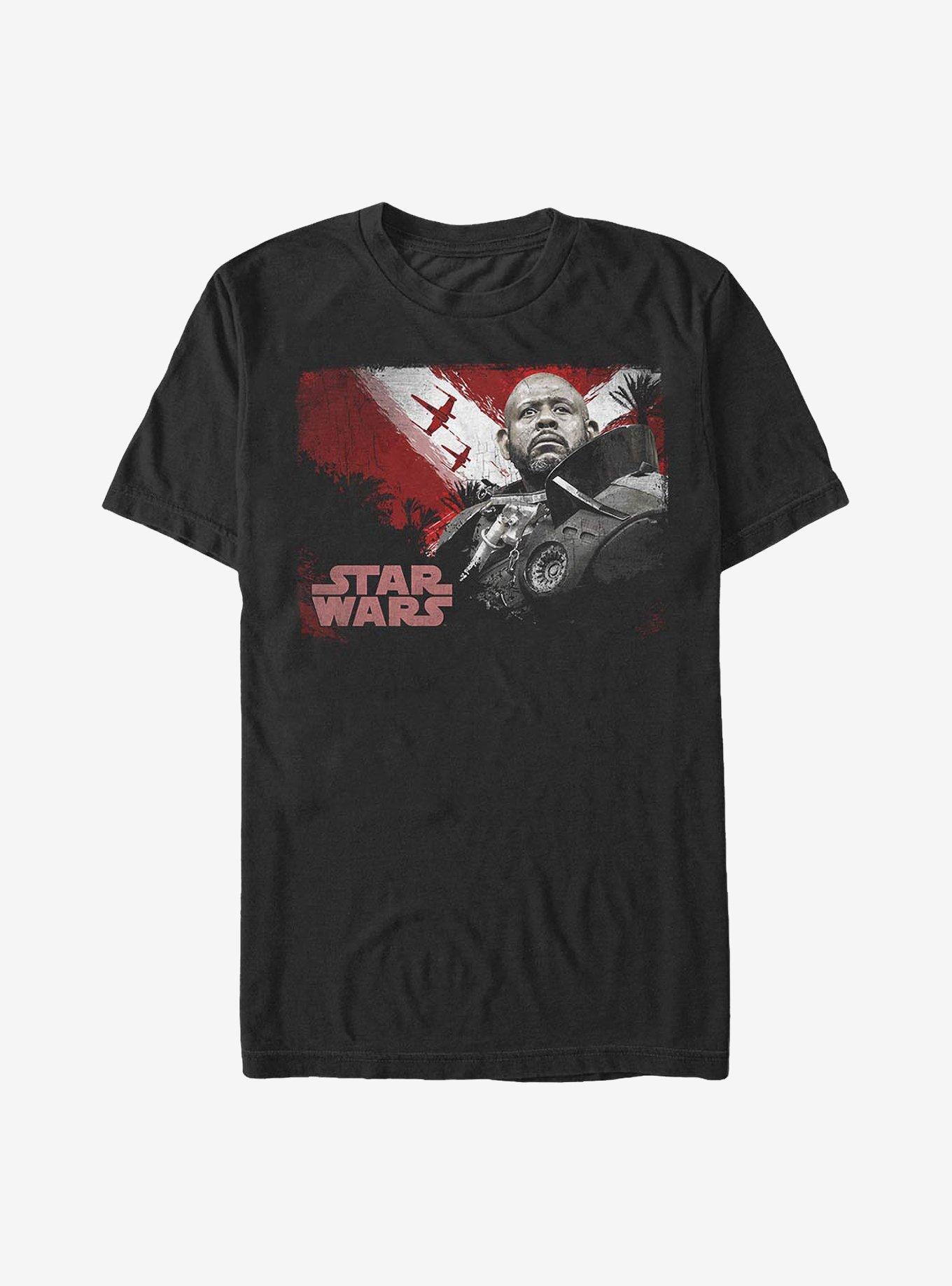 Star Wars Rogue One: A Story Saw Poster T-Shirt