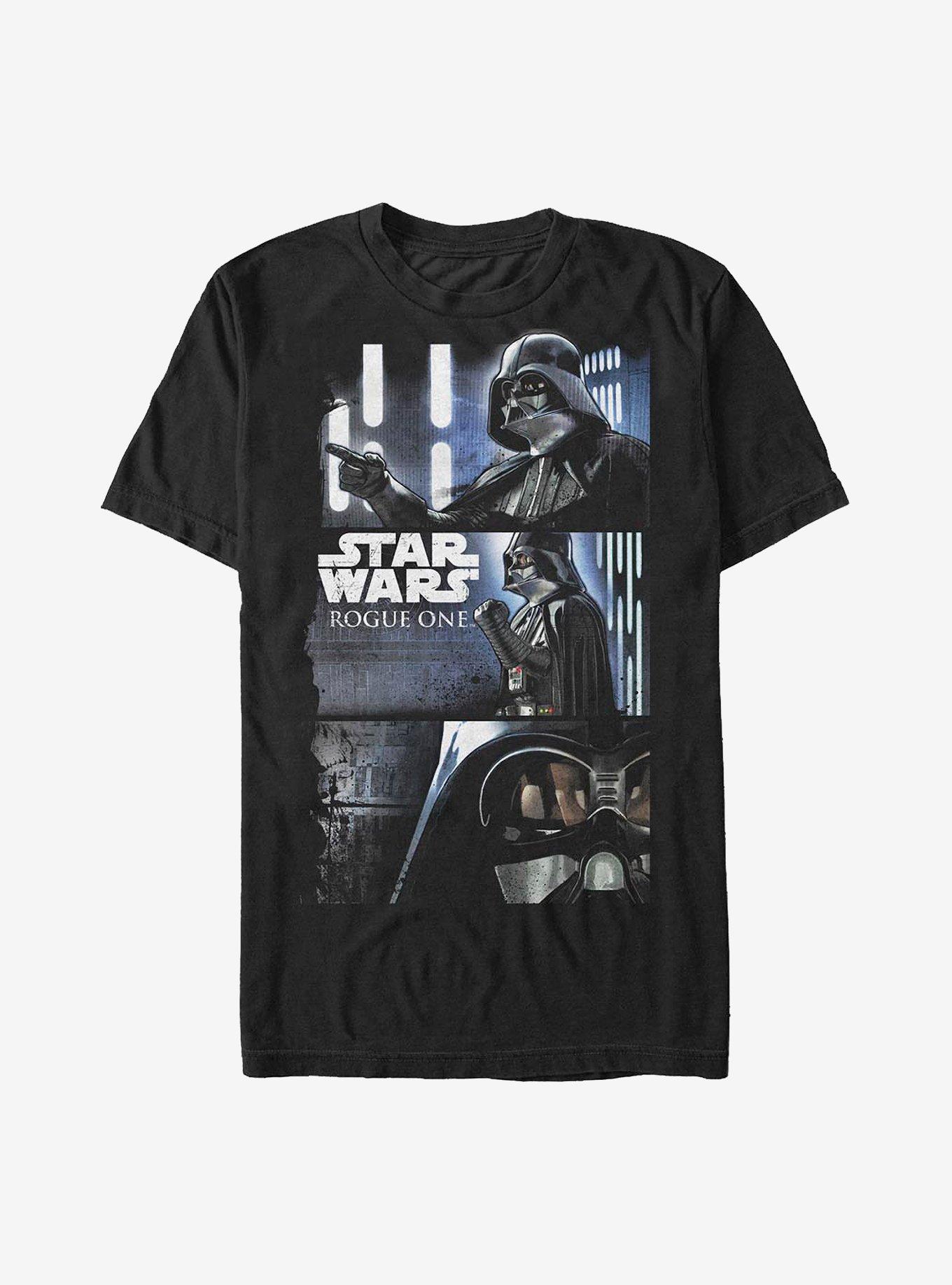 Star Wars Rogue One: A Star Wars Story Vader Pointing T-Shirt, BLACK, hi-res