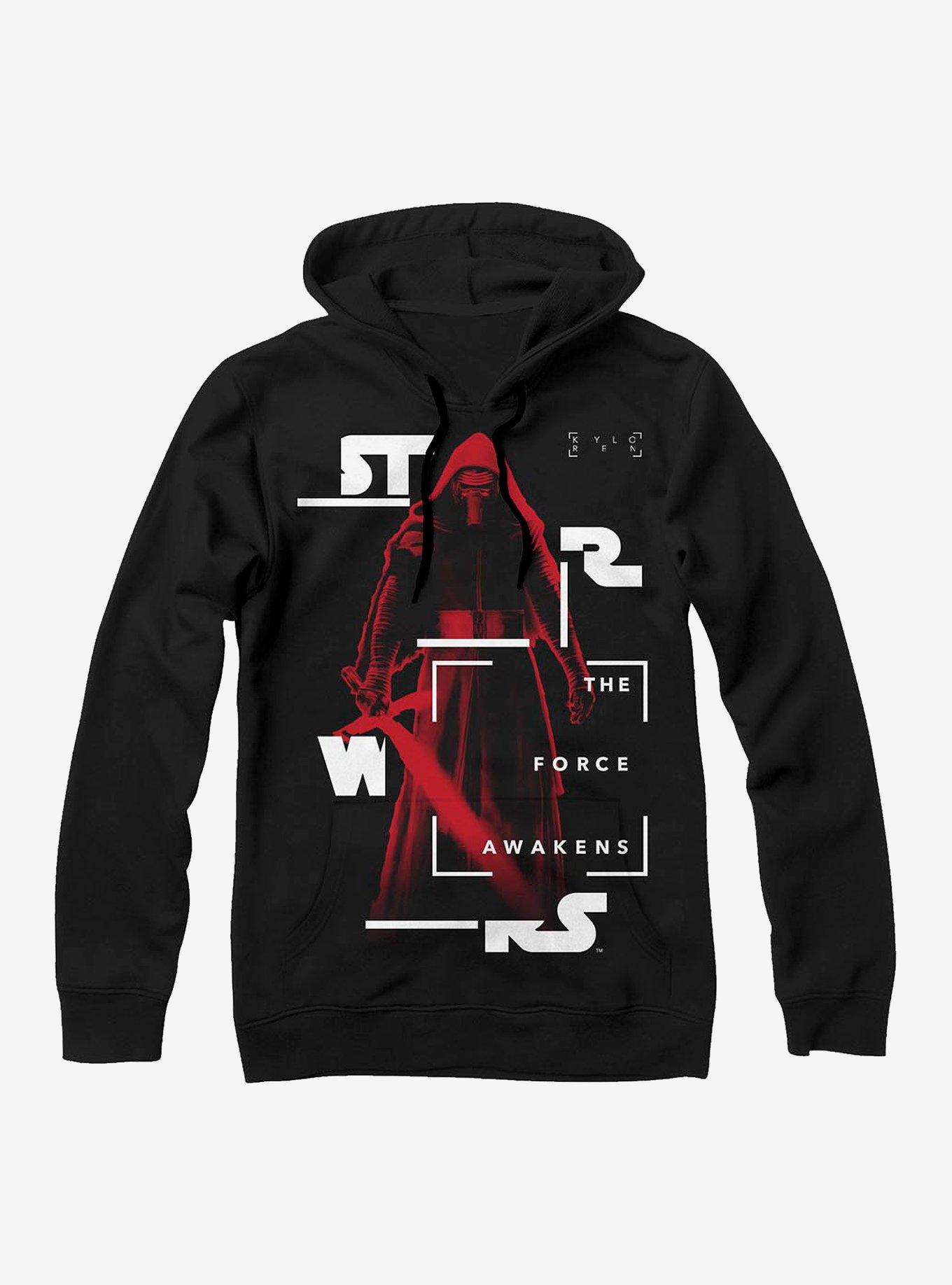 Star Wars: The Force Awakens Broken Hoodie, BLACK, hi-res