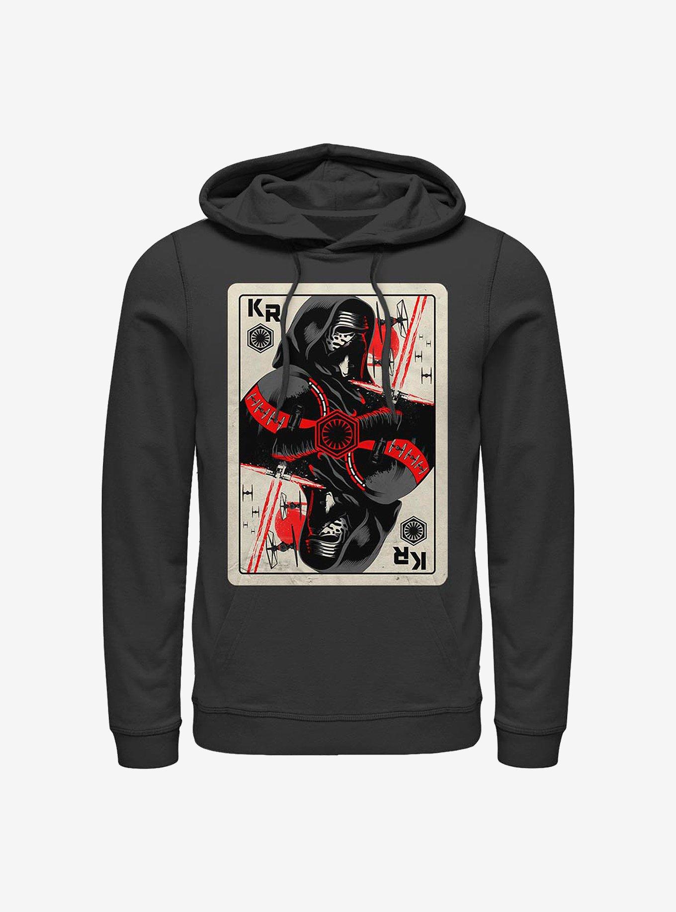 Star Wars: The Force Awakens Kylo Card Hoodie, BLACK, hi-res