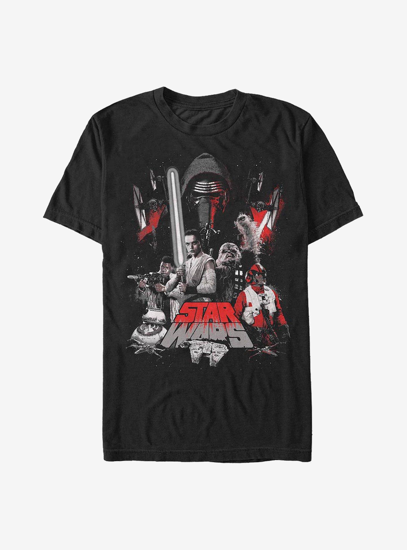 Star Wars: The Force Awakens Epic Odds T-Shirt, BLACK, hi-res