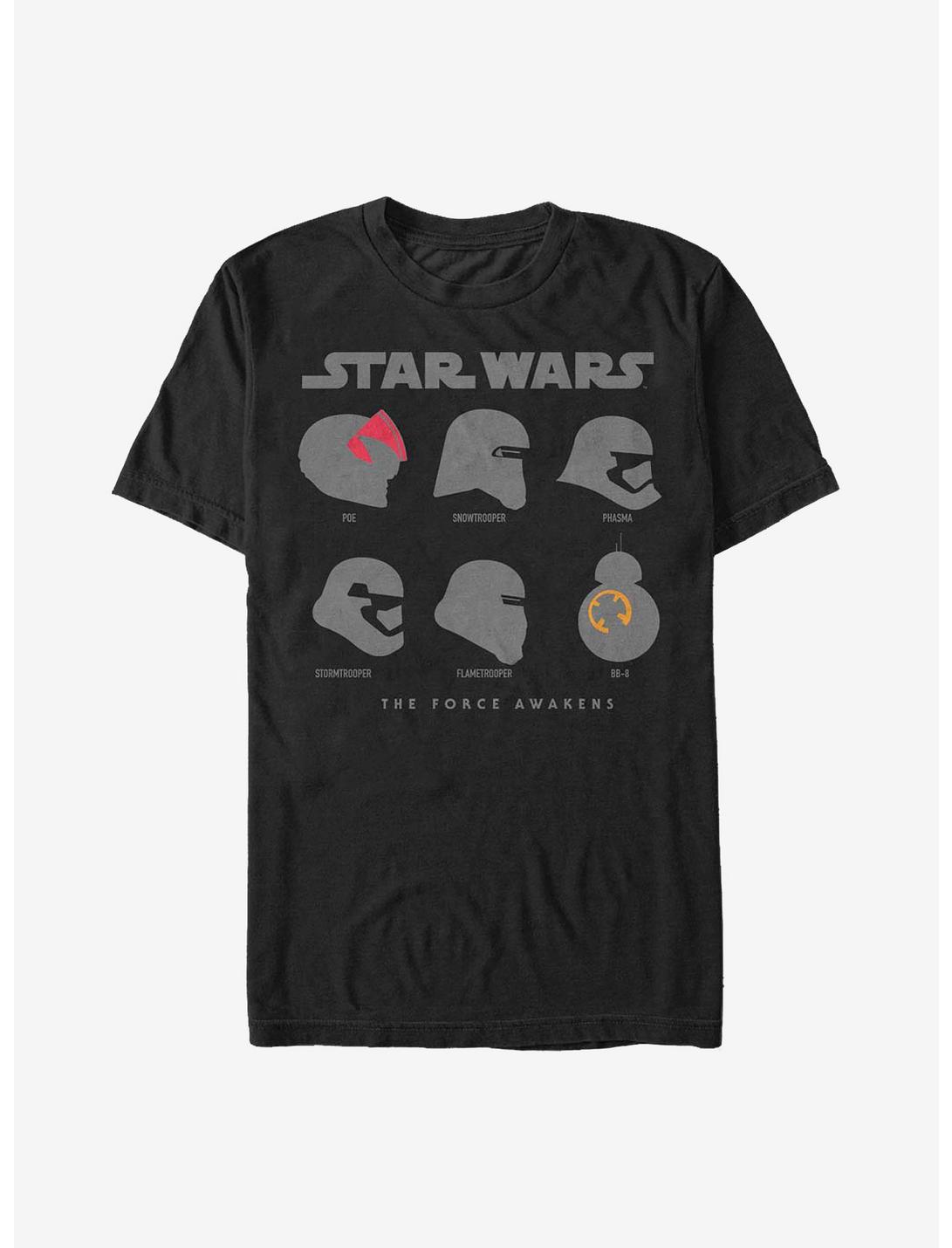 Star Wars: The Force Awakens Famous Heads T-Shirt, BLACK, hi-res