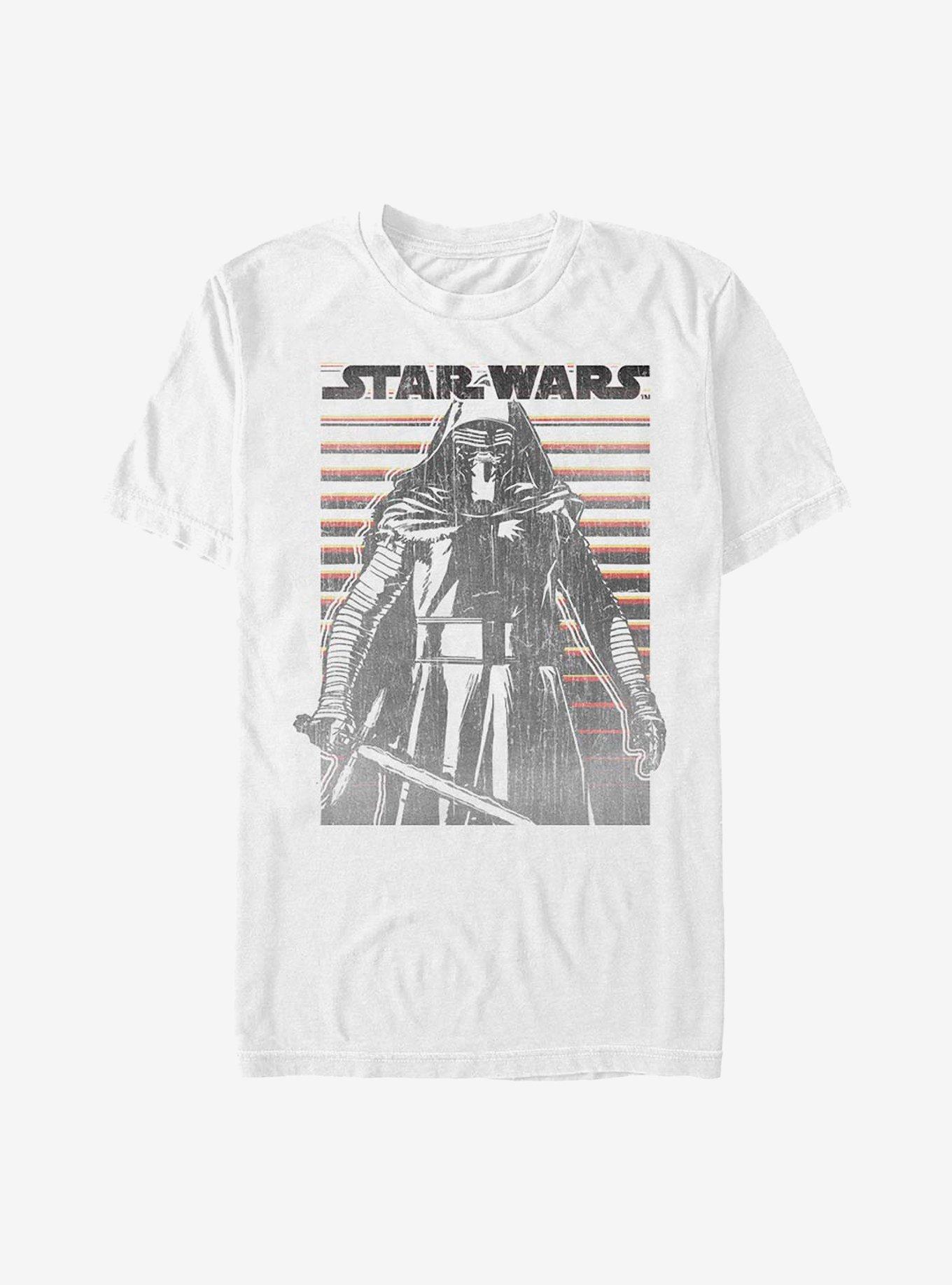 Star Wars: The Force Awakens Kylo Pose T-Shirt, WHITE, hi-res