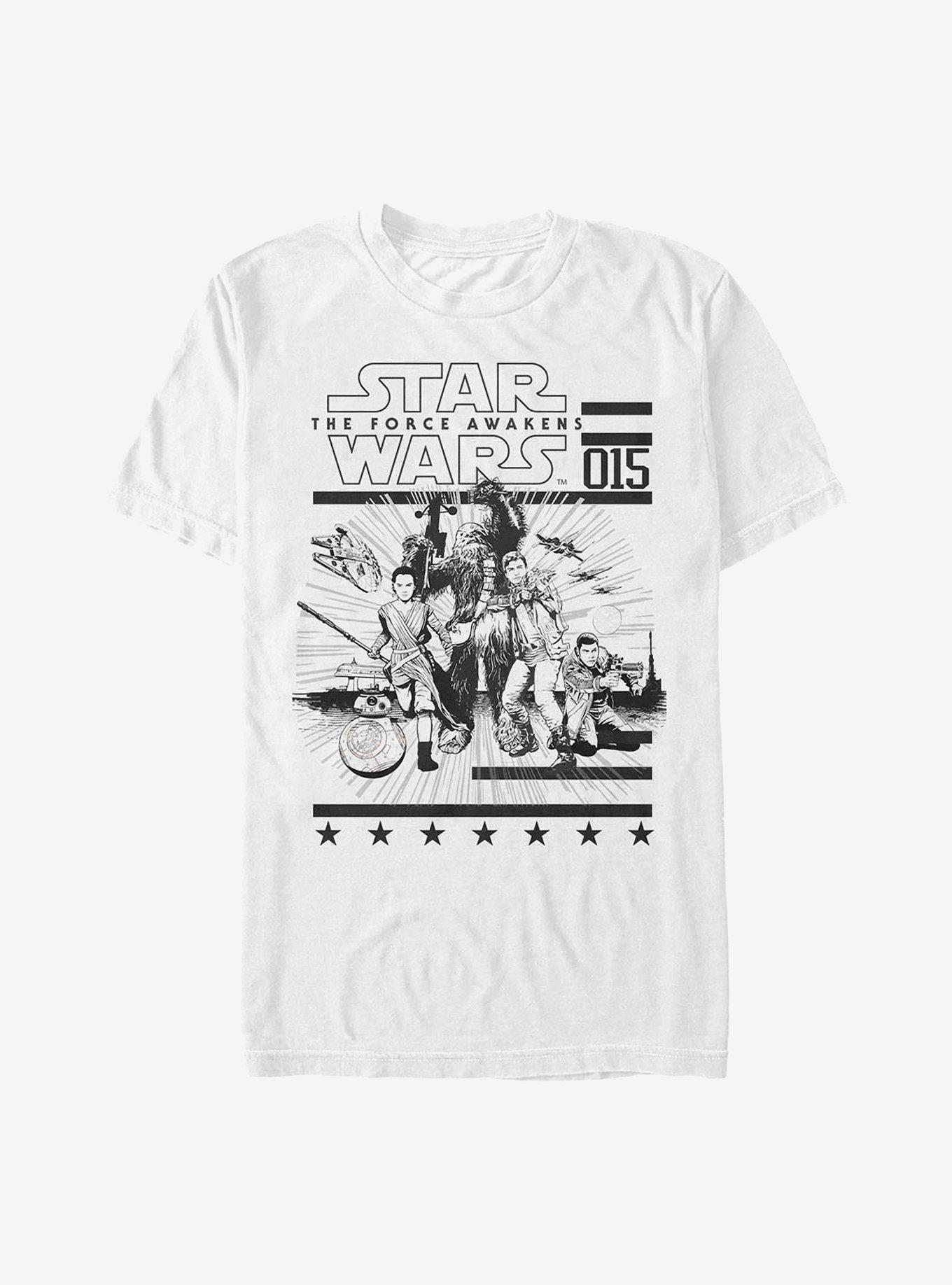 Star Wars: The Force Awakens Never Fear T-Shirt, WHITE, hi-res