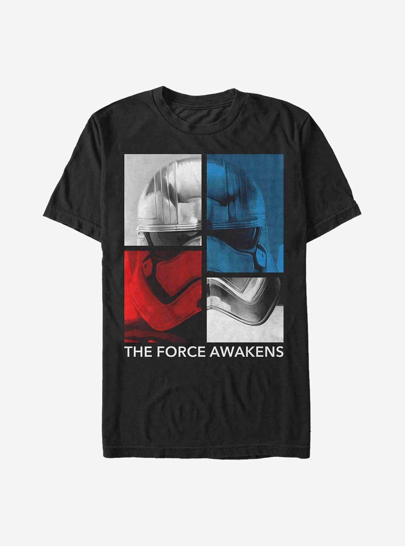 Star Wars: The Force Awakens Phasma Halftone T-Shirt, BLACK, hi-res