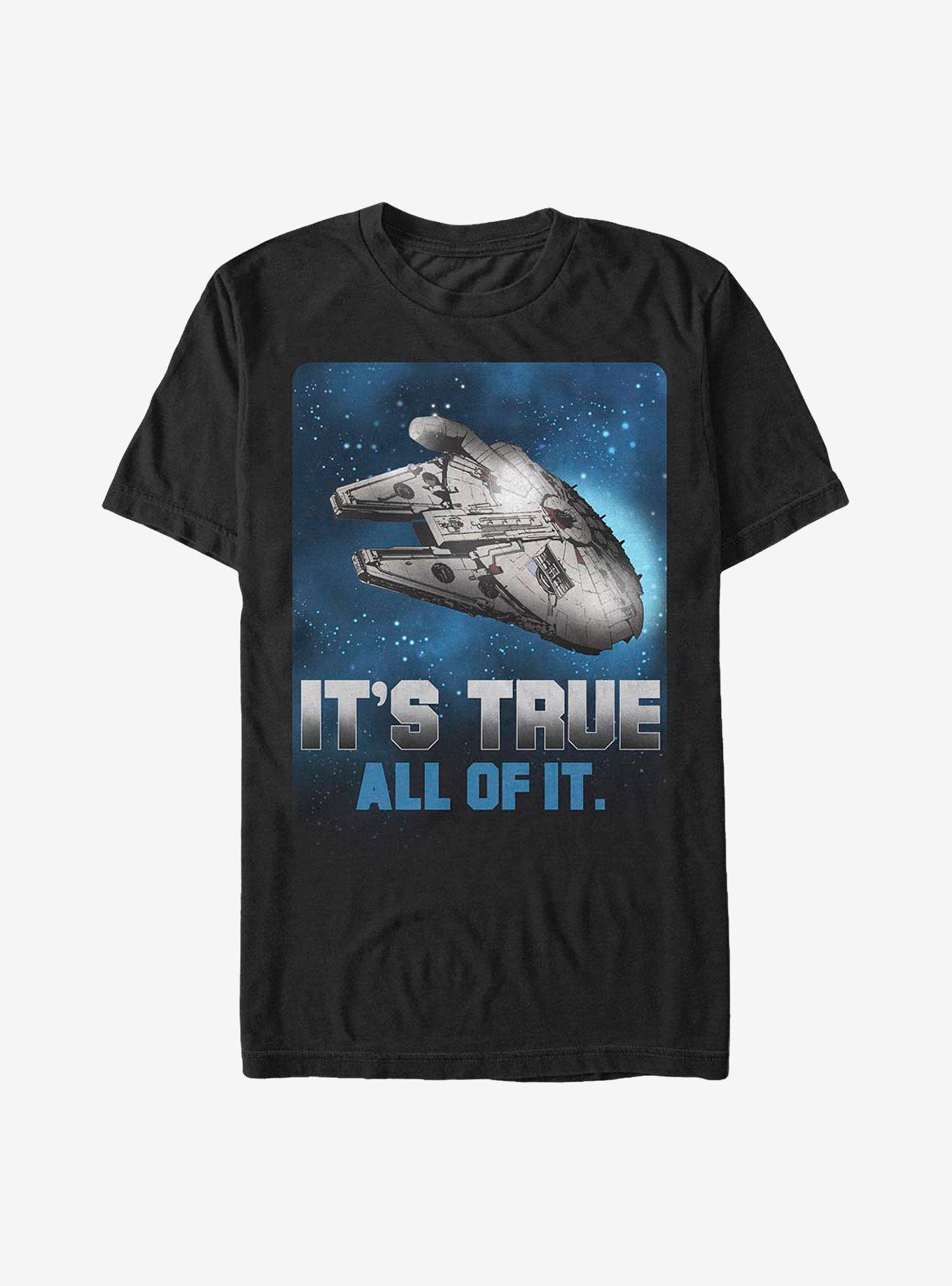 Star Wars: The Force Awakens Space Truth T-Shirt, BLACK, hi-res