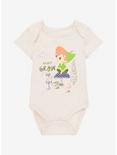 Disney Peter Pan Never Grow Up Infant One-Piece - BoxLunch Exclusive, OATMEAL, hi-res