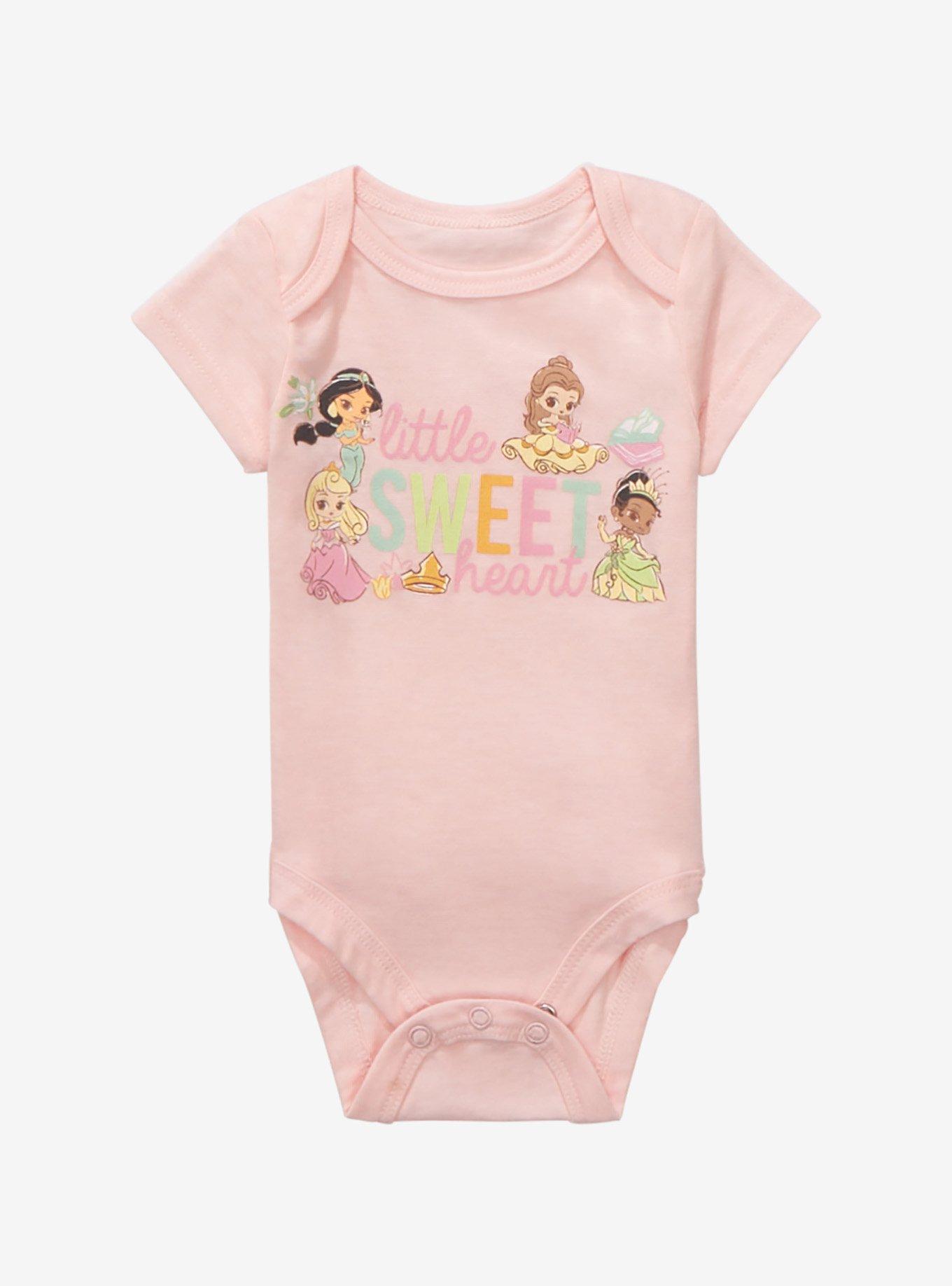Disney Princess Chibi Characters Little Sweetheart Infant One-Piece - BoxLunch Exclusive, LIGHT PINK, hi-res